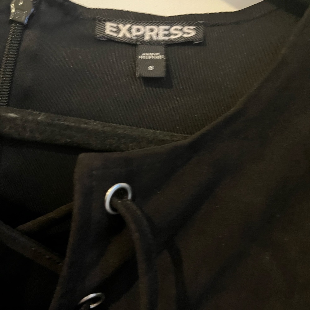 Express faux Suede mini dress - Picture 2 of 3